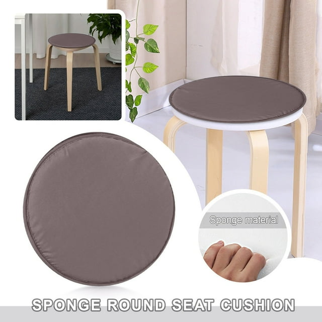 Coussin Rond de Jardin pour Sièges Extérieurs – Coussin de Siège Rond Confortable pour Patio, Salle à Manger et Tabouret