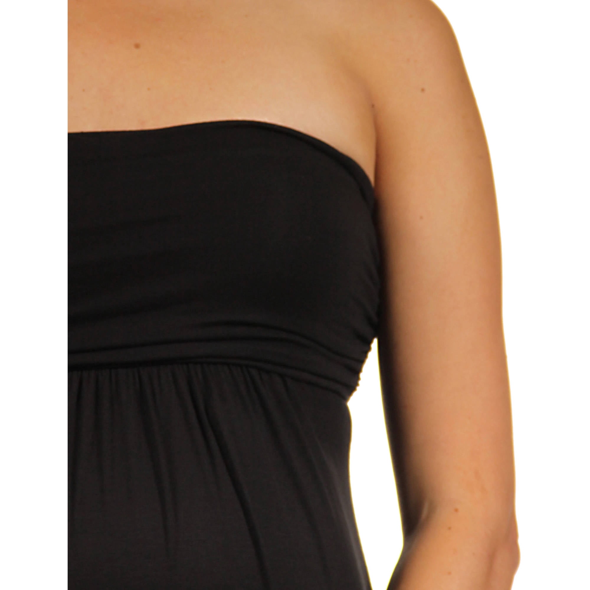 Women's Maternity Strapless Maxi Dress