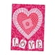 thumbnail image 3 of Bandera colgante para el Día de San Valentín con estampado de corazones y banderas verticales para jardín Estilo H, 3 of 9