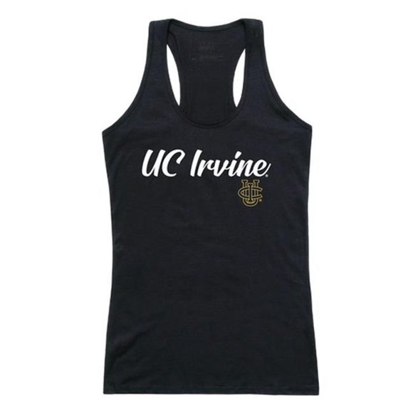 W Republic 557-162-BLK-01 University of California, Irvine Womens Script Tank Top - Black, Small