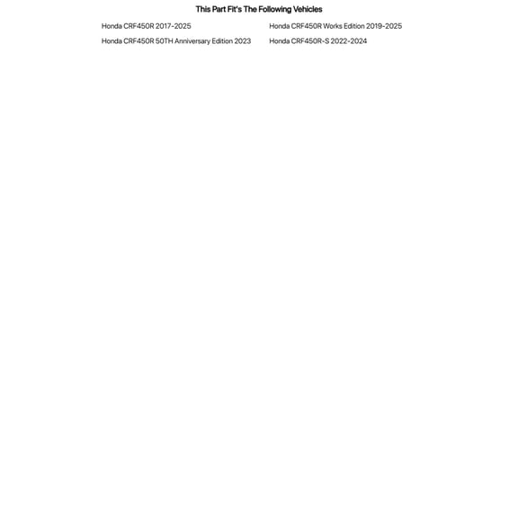 Tusk Alloy Kit & O-Ring Chain Red Rear Sprocket for Honda Crf450R-S 2022-2024