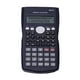 thumbnail image 2 of Calculadora científica con pantalla de dos líneas, cálculo de fracciones, apagado automático, calculadora de funciones de 12 bits para estudiantes, color azul oscuro (casi negro), 2 of 12