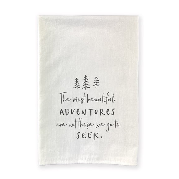 Beautiful Adventures (Trees) - Cotton Tea Towel