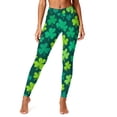 thumbnail image 6 of Taylonsss Women's St. Patrick's Day Printed Leggings - Stretchable Athletic Pants with Breathable Blend for Yoga Fitness and Casual Wear, 6 of 9