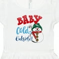 thumbnail image 4 of Inktastic Baby It's Cold Outside Girls Toddler Dress, 4 of 5