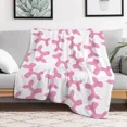 thumbnail image 5 of DOG BALLOON Throw Blanket Plaid Multi-Purpose Tourist Bed Fashionable Blankets, 5 of 6