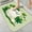 A White Cat, variant on 1pc St. Patrick's Holiday Bathroom Rug, Pot of Gold Non-Slip Machine Washable Soft Polyester Mat for Bathrooms,Indoor Outdoor Rugs Saint Patrick's Day Decorations,Bedrooms,Kitchens,16"x24"