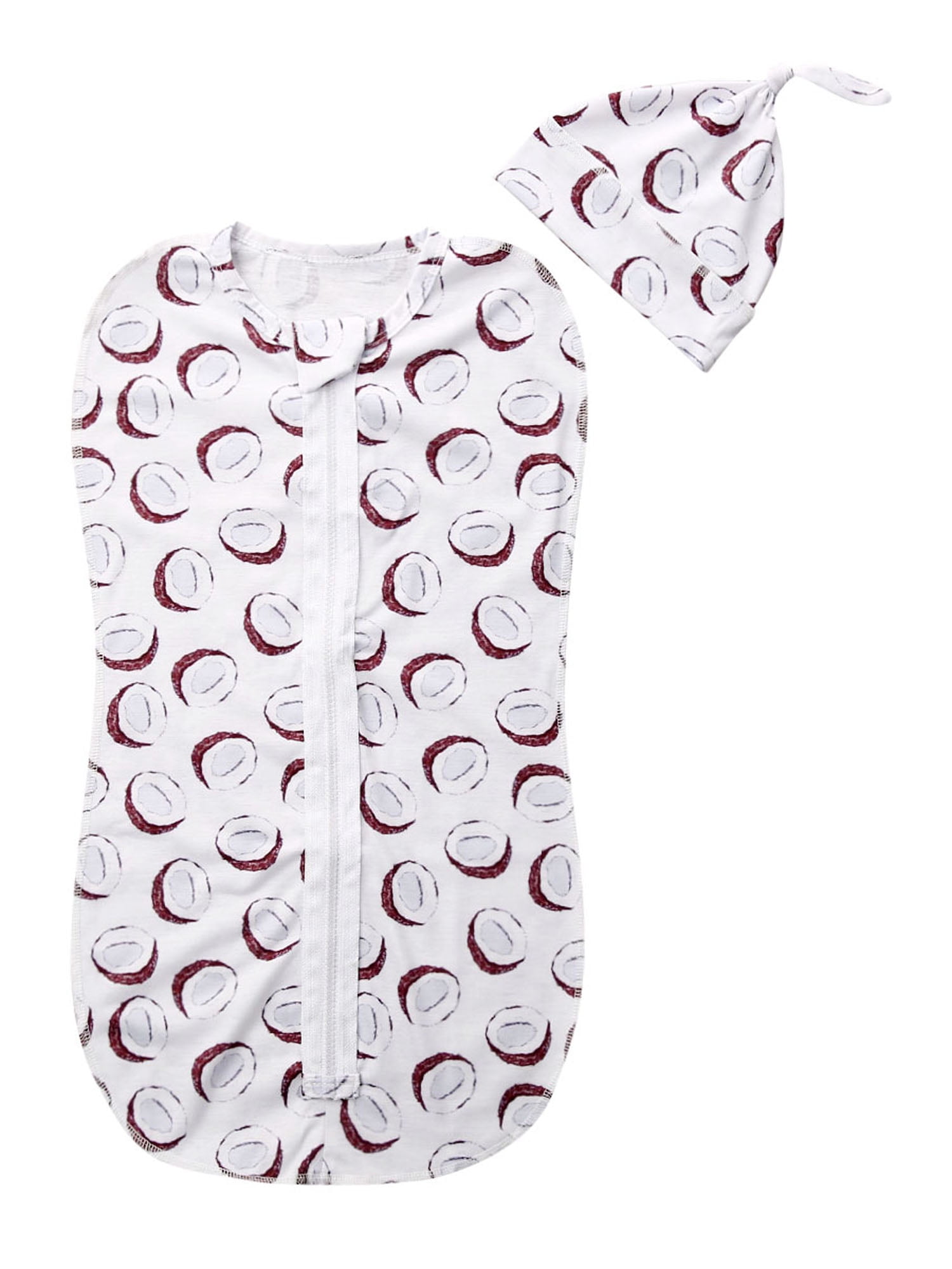 Farrubbyine8 Newborn Baby Zipper Swaddle Blanket Wrap Sleeping Bag