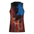 thumbnail image 3 of Jinhomg Graphic Tank Tops for Men 2025 Trendy American Flag Patriotic Vest Big and Tall Comfy Sleeveless Crew Neck Undershirt Casual Daily Wear Fall Saving Blue XXXXXXL, 3 of 5