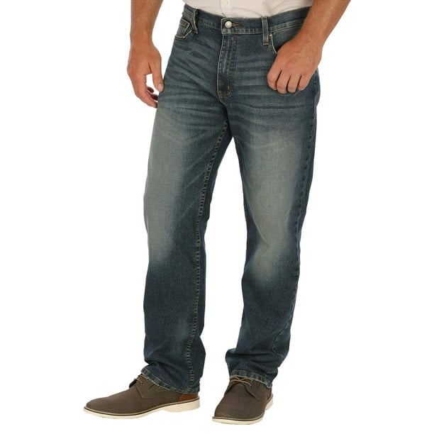GEORGE - George Men's and Big Men's Athletic Fit Jeans with Flex ...