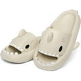 thumbnail image 2 of Men's and Women's Shark Slides Cloud Slippers Summer Novelty Open Toe Slide Sandals Anti-Slip Beach Pool Shower Shoes with Cushioned Thick Sole, 2 of 8