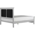 thumbnail image 5 of Finch Westport Solid Wood Platform Bed Frame Queen Size in Gray, 5 of 11