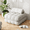 White, variant on Erinnyees Foldable Futon Sofa Bed Single Size, Portable Sleeper Chair, Floor Mattress & Lounge Couch, Includes Pillow for Living Room, Bedroom, Apartmen, Gray