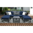 thumbnail image 2 of TK Classics Lexington 7 Piece Aluminum Patio Furniture Set 07a in Navy, 2 of 10