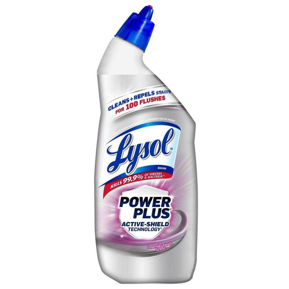 Lysol Toilet Bowl Cleaner, Power Plus, Lavender Fields, 24 oz Walmart