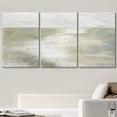 thumbnail image 2 of wall26 Canvas Print Wall Art Set Minimal Teal Tan Paint Stroke Landscape Abstract Shapes Illustrations Modern Art Decorative Multicolor for Living Room, Bedroom, Office - 24"x36" x 3, 2 of 5