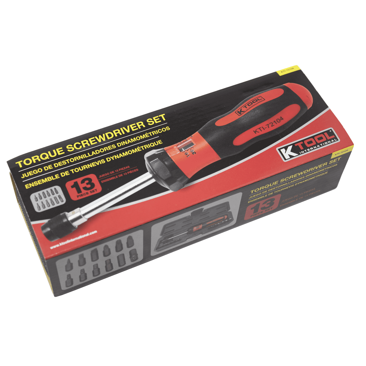 K Tool International Torque Screwdriver Set 13 Pieces