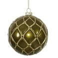 thumbnail image 3 of Vickerman 4"  Magenta Candy Glitt Net Ball 6/B Ball Ornament, 3 of 7