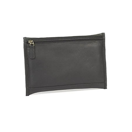 Claire Chase Leather Mini I-Pouch in Saddle (Best Rated Travel Cubes)