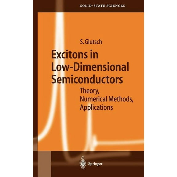 Springer Solid-State Sciences Excitons in Low-Dimensional Semiconductors: Theory Numerical Methods Applications, Book 141, (Hardcover)