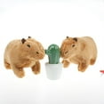 thumbnail image 3 of 2PCS Cute Capybara Rodent Plush Toy, 3 of 10