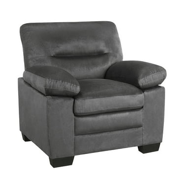 Lexicon Keighly Fabric Upholstered Chair in Dark Gray Color