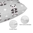 thumbnail image 3 of Balery Panda Bear Funda de Cojín Estampada, Regalos para Mujeres, Regalos de Amor para Ella, Regalos para Novia o Esposa, Funda de Almohada-14"x20", 3 of 6
