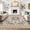 Beige, variant on Washable Oriental Hallway Runner Rug - 3x16 Rugs for Living Room Soft Carpet for Bedroom Kitchen Waterproof Floral Distressed Indoor Stain Resistant Non-Shedding Floor Carpets (Beige, 3X16)