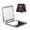 Square, variant on Gothic Skull Day Of The Dead Art Portable Double-Sided Face Mirror Square, Magnifying Compact Pocket Mirror with PU Leather Cover