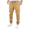 thumbnail image 2 of Men's Casual Jogger Pants Slim Fit Chino Pants Elastic Waistband Twill Cargo Trousers, 2 of 3