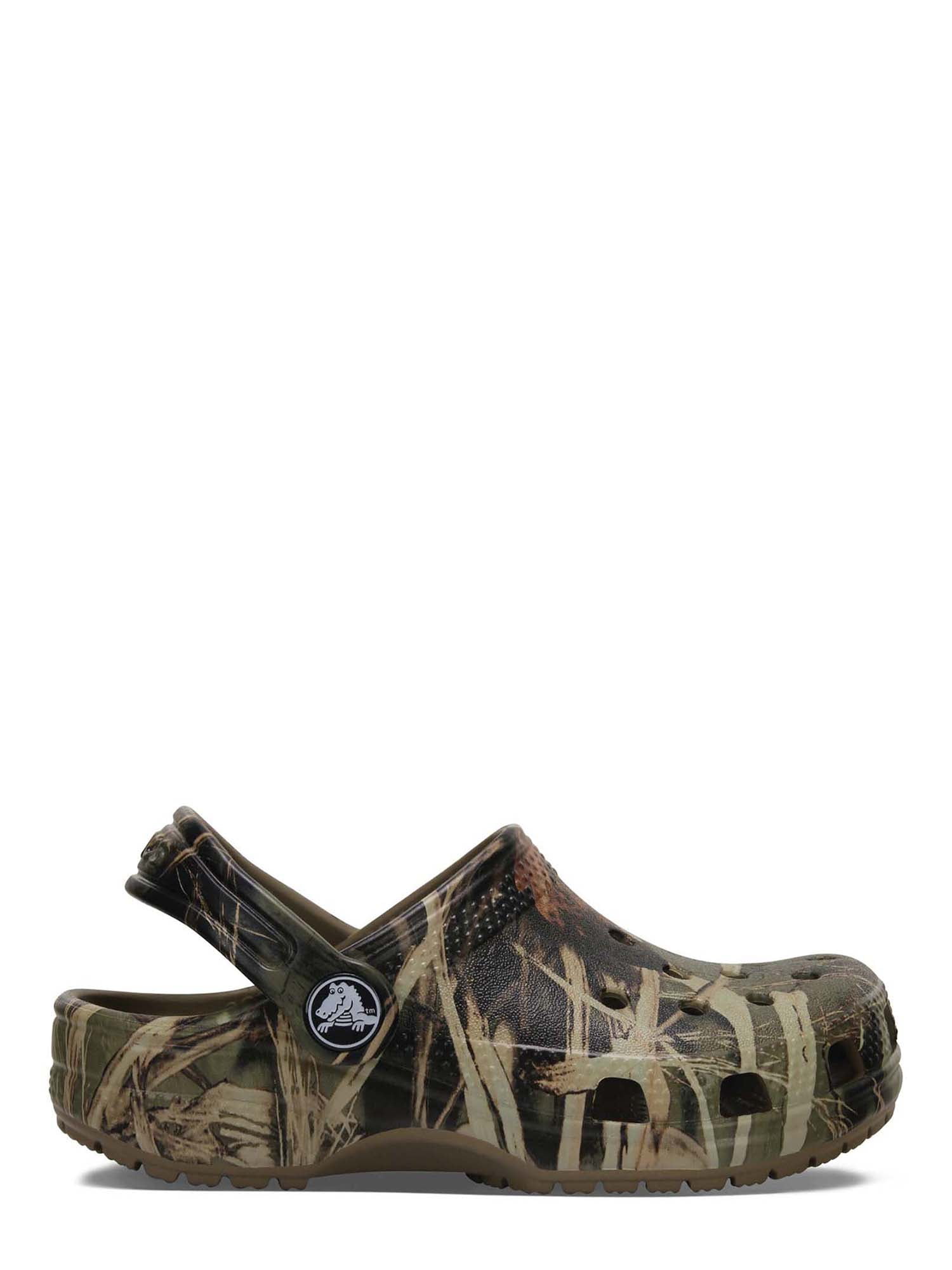 Crocs Unisex Kids Realtree Classic Clogs, Closed Toe Khaki, Size 1 Little Kid
