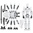thumbnail image 1 of Figures Modelo Robot Unión Múltiple Conjunto Robots para Coleccionistas () White, 1 of 9
