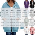 thumbnail image 3 of Maplenight Women's Plus Size Zip Up Hoodie Long Sleeve Full Zip Hooded Sweatshirts with Pockets Casual Loose Fall Jackets, 3 of 6