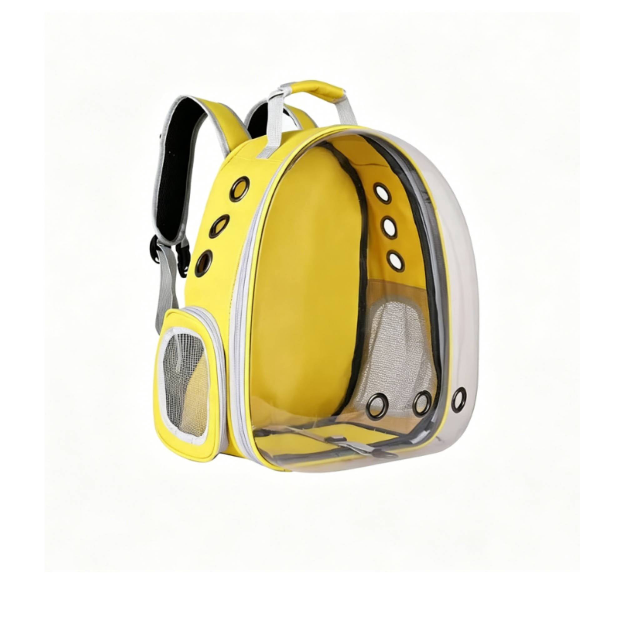 Backpack Pet Carriers,cat backpack carrier,Large Space Bubble Pet Backpack for Small Medium Dogs and Cats,Traveler Bubble Backpack Pet Carrier,Yellow