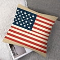 thumbnail image 7 of nygtbtfer Pillow American Flag Star Cushion Cover Statue of Liberty Throw Pillow Covers for Home Sofa Outdoor Decor White, 7 of 7