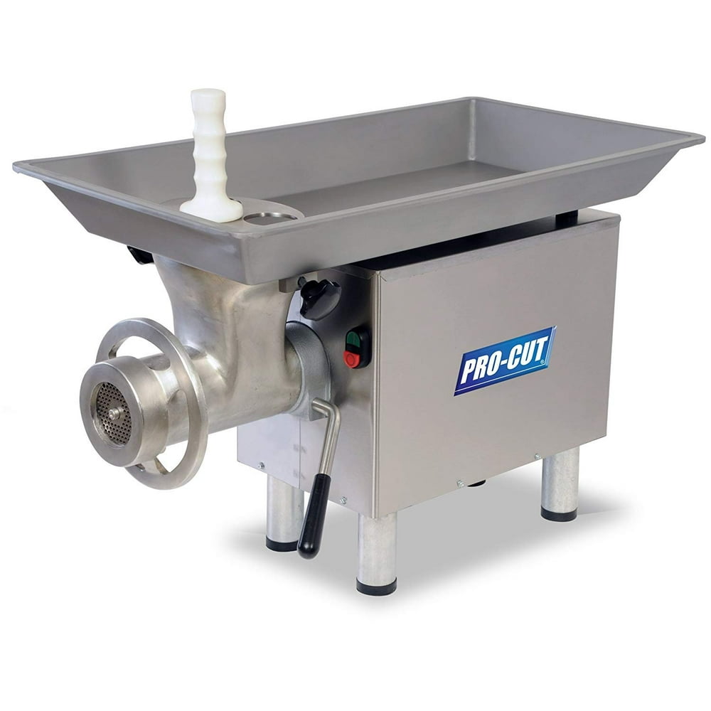 PROCUT KG22W Meat Grinder, 1 hp Motor, Stainless Steel Construction