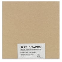 Art Boards Natural Fiber Painting Panel - 12" x 12" x 3/8", Uncradled