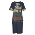 thumbnail image 3 of Vestido de bolsillo suelto Stay Puft Marshmallows 1984 Vestido de noche para mujer Vestidos de verano para mujer 2025, 3 of 6