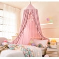 thumbnail image 1 of Dosel para Cama Mengersi para Niñas de Algodón Beige y Rosa, 1 of 8