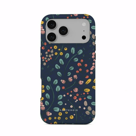 CASETEROID Tough Case for iPhone 17 Pro Max – Dual-Layer Protection, Shockproof [Compatible with MagSafe] – Botanical Kaleidoscope Case