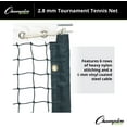 thumbnail image 2 of Champion Sports Tournament Tennis Nets, 2.8mm, 2 of 5