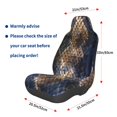 thumbnail image 3 of Balery Watercolor Snake Skin Funda de Asiento para Auto con Diseño - Cubierta Frontal Suave y Transpirable con Protector Antideslizante- 1 Unidad, 3 of 5