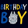 thumbnail image 2 of Women's Star Wars Millennium Falcon Birthday Boy  Graphic T-Shirt, 2 of 4