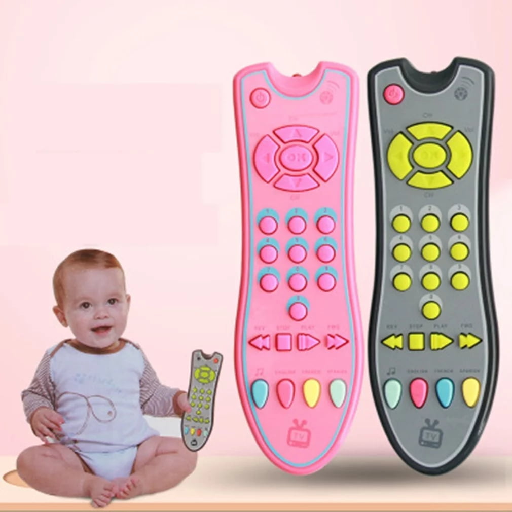 Yirtree Baby TV Remote Control Toy, Baby Toys, Learning Remote Toy with  Light Music for 6 Months + Baby, Learning Toys for One Year Old Baby  Infants Toddlers Kids Boys or Girls 