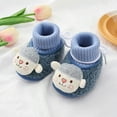 thumbnail image 2 of WEIYLL Boys Girls Shoes Warm Soft Booties Snow Comfortable Boots Infant Warming Fashion Cute Blue Baby Sneakers 3-6 Months, 2 of 8