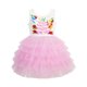 thumbnail image 1 of Vestido de Niña Cumpleaños Princess Vestido con Volantes Pastel Estampado de Globos 10, 1 of 7