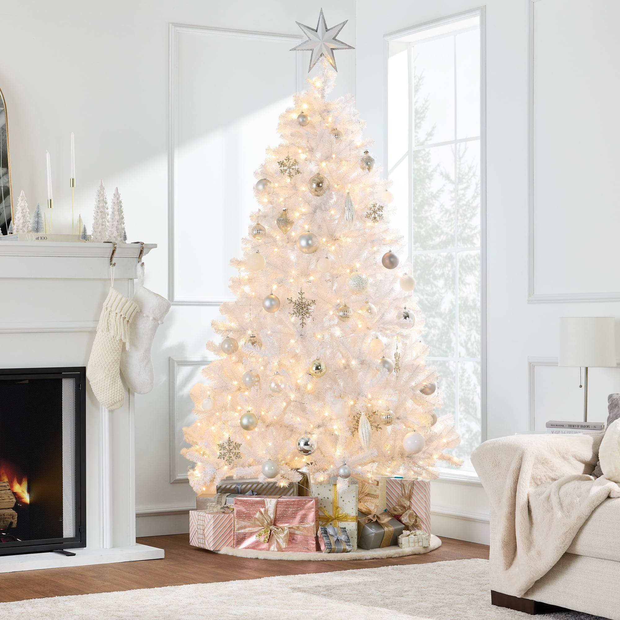 Best Choice Products Tinsel Artificial Christmas Tree - Thumbnail 3