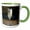 Green/White, variant on 3drose, Pisco Sour, Chilean National Drink - Sa05 Dbn0013 - David Barnes, 11oz Two-tone Green Mug