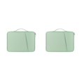 thumbnail image 3 of Estuche para computadora portátil Inteprter Bolso con cierre de cremallera bolsa de transporte para computadora 10.8-11 pulgadas color Verde, 3 of 6