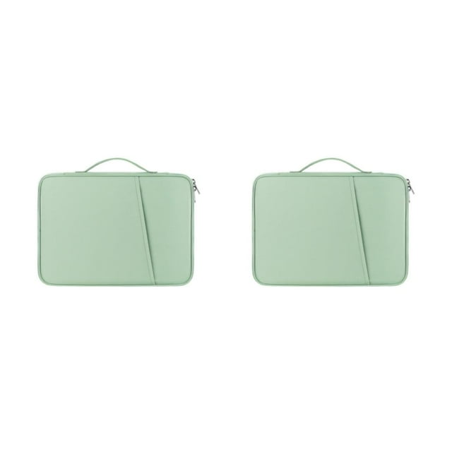 Methold Funda protectora para portátil, bolso protector para ordenador portátil, bolsa de transporte anticaída, a prueba de golpes para Verde 10.8-11 pulgadas 2piezas